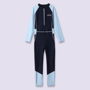 Baju Renang Cewe/cowo Lengan Panjang/Baju Renang Anak Diving Panjang/Baju Renang Jumpsuit Lengan Panjang BR7