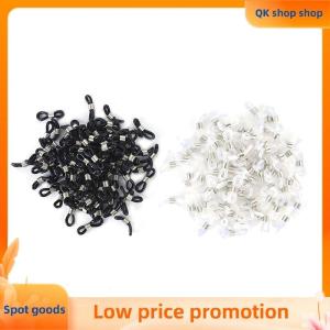 ✨QK shop✨ 100Pcs Eye Glasses Spectacle Chain Strap Holder Rubber Loop Ends DIY Fashion