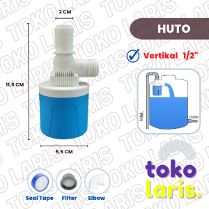 PELAMPUNG AIR KRAN KERAN TOREN OTOMATIS BAK TANGKI MANDI TANDON AIR VERTIKAL L HORIZONTAL 1/2 3/4 INCH