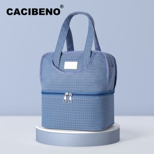 Cacibeno Cooler Bag 2 Layers Portable Thermal Insulation Lunch Bag For Breast milk Storage Bag 14L