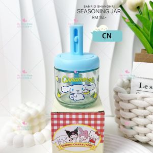Sanrio Shanghai Hello Kitty My Melody Seasoning Jar Kuromi Cinnamoroll Salt Bottle with Adjustable Spoon