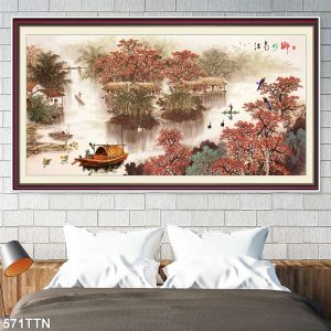 Tranh gạch phong cảnh cổ điển trang trí