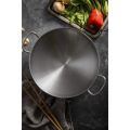 Chào Xào Inox 304 Thân Đúc Đáy Liền Fivestar Plus 36cm, HÀNG CHÍNH HÃNG FIVESTAR Bảo Hành 5 Năm. 