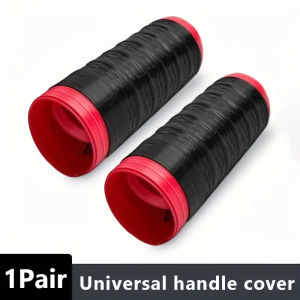 Kebidumei Motorcycle Silicone Handlebar Cover Universal Self Shrinking Non-Slip Anti Vibration Moto Grip Covers Sleeve Protector