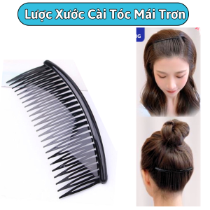 Lược xước cài tóc mái chất liệu nhựa.