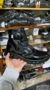 SEPATU PDH TALI PUTAR KULIT MENGKILAP & DOFF SEPATU TNI POLRI SECURITY