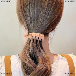 [COD] WEICHENG Frosted High Ponytail Clips Solid Color Banana Clip Women Hair Style Accessories Fashion Ponytail Barrettes Hair Claws Hairpins