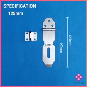 Missyou ตัวล็อคลิ้นชัก สายยู ตู้ ประตู อุปกรณ์ฮาร์ดแวร์ปรับปรุงบ้าน Padlock Door Latch Lock Hasp