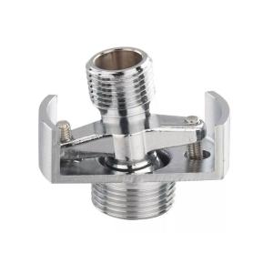 Adjustable Copper Shower for Head Angled Curved Foot Eccentric Screw Extended Corner Shower Faucet Accessory Easy to Use