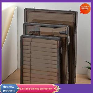 Graceful 1Pc Document Organizer Box Household Certificate File A4 Box Important Information Registration Book Dust Proof Storage Case