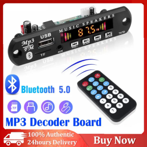 【FAST Delivery】Bluetooth 5.0 MP3 Player Decoder Board Speaker 12V USB TF Radio Wireless Music Car Kit Motherboard Radio Module Bluetooth Decoder Audio Accessories With Remote Control