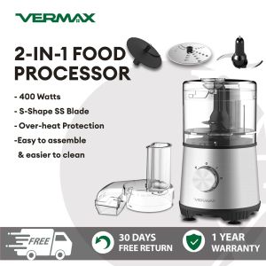 Vermax Multi-Function Blender Juicer For Shake Smoothies BPA Free Overheat Protection & Meat Grinder