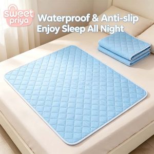 120*150cm Waterproof Bedsheet Protector Cadar Kalıs Air Washable Urine Mat Mattress Shield For Baby Elderly Women Infant