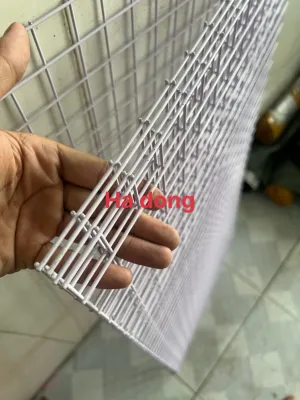 ( Khổ rộng 50cm x dài 1m ) Lưới sắt treo phụ kiện ô vuông 3cm 5cm sợi 2.5ly chất lượng TỐT
