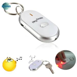 XUNYU3 Blue Anti-Lost Key Finder Locator Keychain Whistle Beep Sound Alarm LED Light