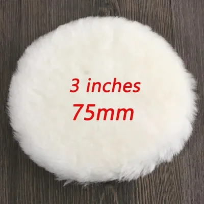3Pcs Car Wool Polish Pad Disc Car Waxing Pad for Car Buffer Polisher Compounding Polishing and Waxing 3/4/5/6/7inch