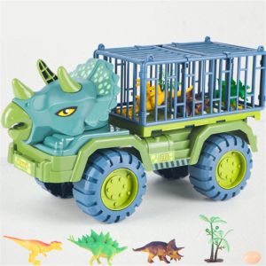 promo hari ini Dinosaurus Besar Inersia Transporter Mainan Kendaraan Rekayasa Anti-Drop Mainan Untuk Anak Laki-laki