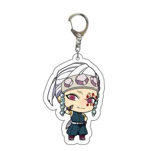 XY Q version Demon slayer Keychain Anime Bag Pandant Keyring 6cm Tanjirou Nezuko Nezuko Tanjiro Zenitsu Acrylic Key Chain YX