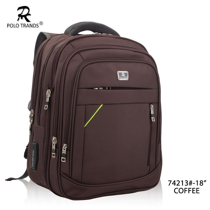Polo Trands Tas Ransel Laptop 74213 Fit Laptop 17 Inch Expandable Free