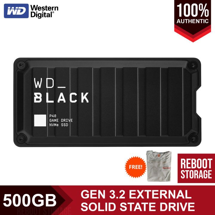 Western Digital WD Black P40 500GB Game Drive SSD External