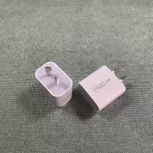 อีคอมเมิร์ซข้ามพรมแดน พอร์ตเดียว PD20W ที่ชาร์จศัพท์มือถือแบบชาร์จเร็วที่เหมาะสำหรับ Apple 15 อะแดปเตอร์ชาร์จไร้สายสากล