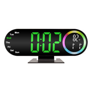 [Ueb Wholesale Center] LED Desk Alarm Clock Large Display Loud Alarms Clock Modern Electronic Clocks for Heavy Sleepers Adults Teens Kids Seniors