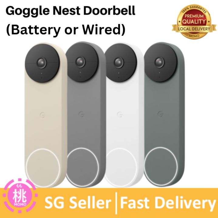 Google Nest Doorbell 2nd Gen Battery or Wired cctv door bell viewer