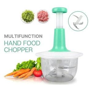 Pressure Chopper Tekan M-796 Blender Press Manual Non Listrik 3 mata pisau Alat Penggiling Penghalus Daging Buah Sayur Food Processor