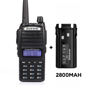 COD Baofeng UV82 Long Range Walkie Talkie UHF VHF Dual Band 128CH  High Power 5W Two Way Radio Type-C Charging For Factory Construction Site