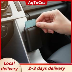 [COD] AqToCna Ship within 24 hours Universal Car Card Reader Multifunctional Card Holder Storage Box Seat Gap Organizer for Credit ID Parking Card Quick Access for All Cars