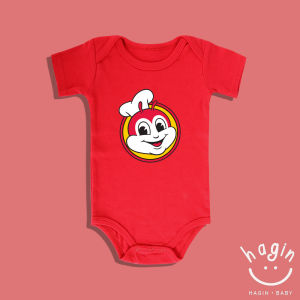 Bộ đồ liền thân cho bé theo chủ đề đồ ăn của Haginbaby kiểu dáng Jollibee dành cho cả bé trai và bé gái quần áo cho trẻ sơ sinh.