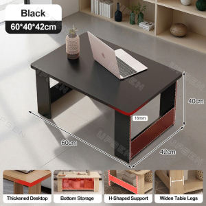 UPSEN Wooden Coffee Center Table with Drawers Simple Modern Creative Living Room Home Tea Table