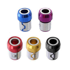 5Pcs Screwdriver Bit Magnetic Bit Holder Alloy Electric Non-slip Anti-Corrosion Strong Ring