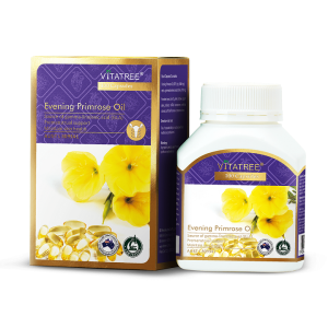 Evening Primrose Oil Vitatree Chiết Xuất Dầu Hoa Anh Thảo Nhap ÚC Chính Hãng - Giúp cân bằng nội tiết  bổ sung estrogen  phụ nữa tiền mãn kinh .