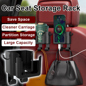 💕Storage Box💕Car Seat Back Hook Cup Holder Car Rear Seat Storage Cup Holder Car Seat Back汽车座椅靠背挂钩杯架