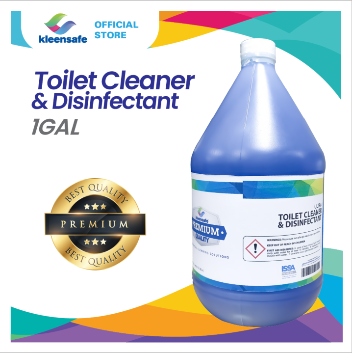 Kleensafe Toilet Cleaner With Disinfectant 1 Gallon Multipurpose