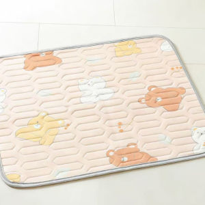 Summer Ice Silk Latex Pet Cooling Mat Breathable Washable Dog Cat Bed Indoor Car Universal