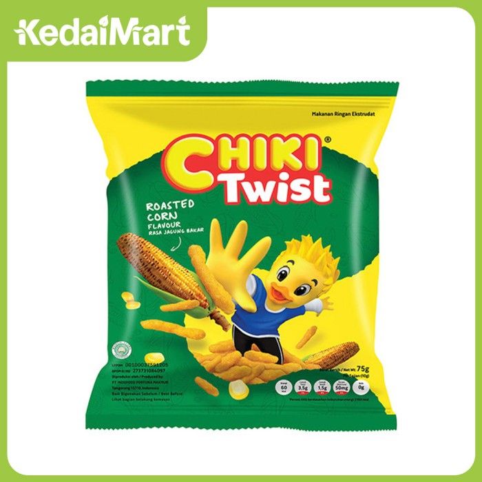 Chiki Twist Roasted Corn 75 Gram