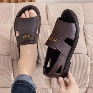Free Shipping 2026 Summer New MenS Sandals Casual Non-Slip Soft Surface Wear-Resistant Soft Sole Breathable Beach Shoes
