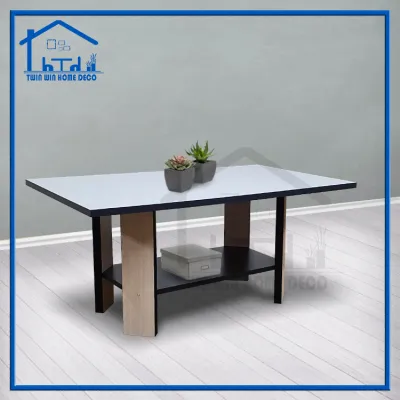 [Hot Sales] Twin Win ELIZA 3 feet Coffee Table/Meja Kopi - White