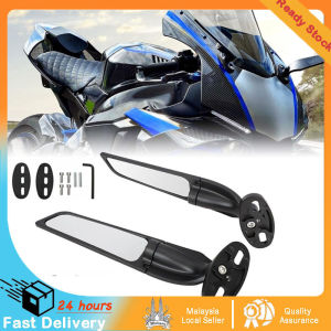 【24h】Winglet Side Mirror FAIRING R15 R25 EX5 WAVE CBR150 ADJUSTABLE UNIVERSAL Y15ZR Y15 Y16 NVX RSX LC135 RS150 RSX ADV150