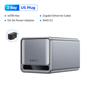 ORICO NAS Personal Network Attached Storage Automatic Backup 2/5 bay WELINE APP 40TB MAX Globle Access