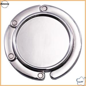 Follow Get More【Metonna】 1Pc Portable Folding Alloy Purse Handbag Bag Hanger Hook Holder Table Hook