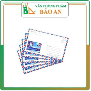 Phong Bì Thư Bưu Điện Loại Đẹp Có Keo Dán - tập 100 chiếc