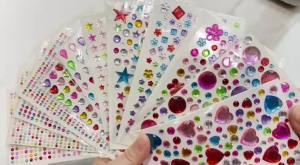 Good product3228pcs Gems Stickers Self Adhesive Rhinestone Jewel Stickers Acrylic Gems DIY Craft Decorative Diamond Stickers Assorted Shapes Jewels Rhinestones Sticker Gem Sticker Crafts for Kids