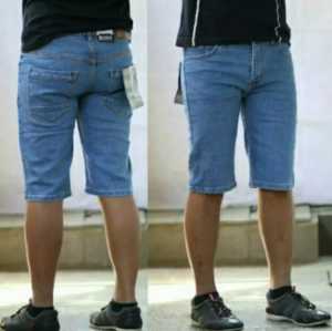 celana pendek pria / JEANS PRIA TERBARU PENDEK MODEL SKINNY BIOSTUNE 27-44