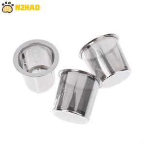 【N2HAO】 Mesh Tea Infuser Strainer Leaf Filter Leaks Sieve Metal Cup Stainless Steel