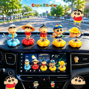 Tượng Ballet Crayon Shin-Chan xoay trang trí xe trang trí máy tính