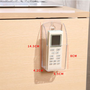 Remote Control Holder Wall Mounted Control Storage Box Air Conditioning Remote Organizer