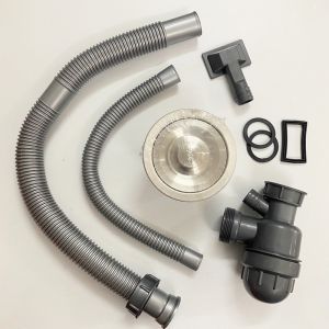 Bộ Xả Chậu Rửa Chén Bát 1 Hộc Bầu INOX304 Rẻ - Đẹp - Bền